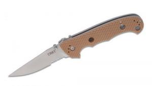 Columbia River Folding Knife w/Serrated Edge Clip Point Blade - 7914D