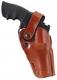 Bulldog Belt Slide Large Automatic Handgun Holster Right Hand Leather Tan