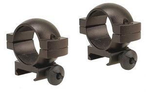 Barska 1 Medium Scope Rings w/Black Matte Finish