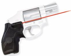 Crimson Trace Lasergrip for S&W J Frame Round Butt - Compact Grip 5mW Red Laser Sight - LG-405
