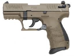WALTHER P22Q 10+1RD .22 LR 3.4 FULL Flat Dark Earth - QAP22524 WALTHER P22Q 10+1RD .22 LR 3.4 FULL Flat Dark Earth - QAP22524