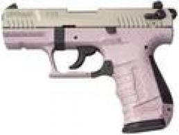 WALTHER P22Q PINK CARBON FIBER W/ NICKEL FINISH SLIDE - QAP22506 WALTHER P22Q PINK CARBON FIBER W/ NICKEL FINISH SLIDE - QAP22506