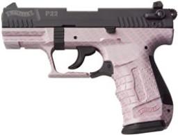Walther Arms P22 .22 LR PINK Carbon Fiber & Blue - WAP22505 Walther Arms P22 .22 LR PINK Carbon Fiber & Blue - WAP22505