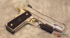 used Taurus PT 1911 Rail Gold/SS Lasermax