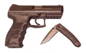 Heckler & Koch P30 V2 9MM LEM 15+1 W/KNIFE - M730902KN Heckler & Koch P30 V2 9MM LEM 15+1 W/KNIFE - M730902KN