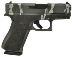 Glock 43X 9mm Gray Tiger Stripe