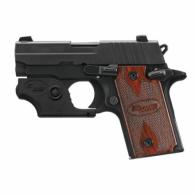 SIG P238 380ACP ROSEWOOD LASER NS - 238380RGLSR