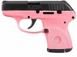 Ruger LCP Pink/Black 380 ACP Pistol - 3717