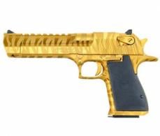 Magnum Research Desert Eagle Mark XIX Pistol 50 AE 6 in. Titanium Gold with
