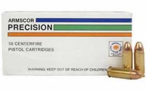 Armscor 38 Super 125gr. FMJ, 50 rds - AC38SUP124FMJ