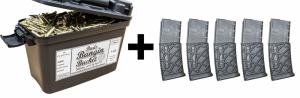 500 Rounds* of Federal XM855 62gr 5.56 and 5 30 Rd AR-15 Mags - BUCKET1 500 Rounds* of Federal XM855 62gr 5.56 and 5 30 Rd AR-15 Mags - BUCKET1
