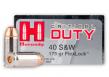 Hornady Critical Duty FlexLock 40 S&W Ammo 50 Round Box - 91375LE