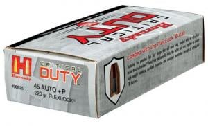 Hornady Critical Duty FlexLock 45 ACP +P Ammo 50 Round Box - 90925LE Hornady Critical Duty FlexLock 45 ACP +P Ammo 50 Round Box - 90925LE