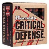 Hornady .38 Spc Critical Defense 110 Grain 25ct