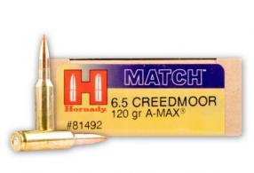Hornady 6.5 CRD 120 Grain A-MAX 20ct - 81492LE