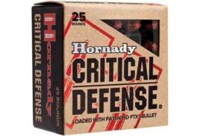 Hornady 38spl 110gr +P Critical Defense 25ct - 90311LE Hornady 38spl 110gr +P Critical Defense 25ct - 90311LE