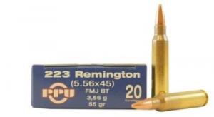 Prvi Partizan 223 (5.56x45mm) 55gr FMJBT 20rd Box - PP59