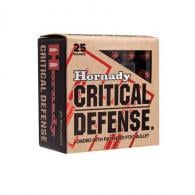 Hornady Critical Defense Hollow Point 9mm Ammo 25 Round Box
