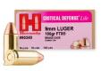 Main product image for Hornady Critical Defense Hollow Point 9mm Ammo 25 Round Box