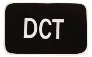 UMLE DCT ID Patch Black/White L  5x8in - 7705019