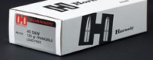 Hornady Frangible 40 S&W Ammo 50 Round Box - 91319LE