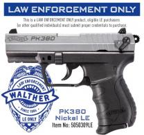 Walther Arms PK380 .380 ACP Nickel 8 round - 5050309LE Walther Arms PK380 .380 ACP Nickel 8 round - 5050309LE