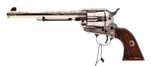 Standard Manufacturing SAA Nickel Engraved 7.5" 45 Long Colt Revolver - SAR7N2E Standard Manufacturing SAA Nickel Engraved 7.5" 45 Long Colt Revolver - SAR7N2E
