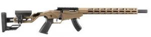 Ruger Precision Bolt .22 LR Black/FDE 18in. 15+1 - 8406 Ruger Precision Bolt .22 LR Black/FDE 18in. 15+1 - 8406