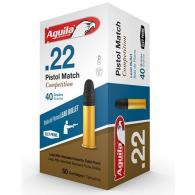 Aguila .22LR Pistol Match Competition Ammo 5,000 rounds FREE SHIPPING - 1B222516CASE