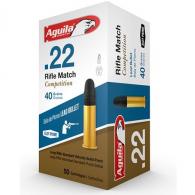 Aguila .22LR Rifle Match Competition Ammo 5,000 rounds FREE SHIPPING - 1B222518CASE