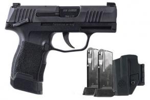 Sig Sauer P365 9mm TAC PAC 3.1" Manual Safety, 3 Mags, Holster, 12+1 - 3659BXR3MSTACPAC