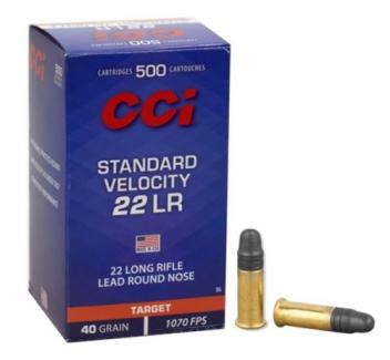 CCI .22 LR 40gr Standard Velocity 0035 500 rounds