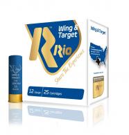 Rio Wing & Target 12 GA 2-3/4" 1oz #7.5 1250fps 25rd box - wt2875 Rio Wing & Target 12 GA 2-3/4" 1oz #7.5 1250fps 25rd box - wt2875