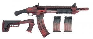 Emperor Arms King 12 Pump Action Firearm 18.5 BRL Spring-Assisted Red
