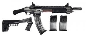 Emperor Arms King 12 Pump Action Firearm 18.5 BRL Spring-Assisted Grey