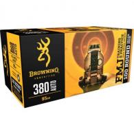 Browning Training & Practice ammo 380acp 95gr FMJ 100rd box Browning Training & Practice ammo 380acp 95gr FMJ 100rd box