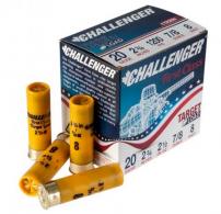 Main product image for Challenger First Class Target 20 GA 2-3/4" 7/8oz #8 25rd box 1200fps