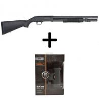 Buds Combo: Mossberg & Sons 590 12 GA 18 6+1 Cylinder Bore/Bushnell 8X42 TROPHY Binoculars