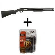 Buds Combo: Maverick 88 Security 12 GA 20 Cylinder Bore 7+1/Bushnell 16X32MM Binocular PowerView