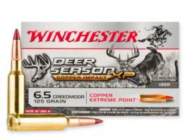 Winchester Deer Season XP Copper Impact Copper Extreme Point 6.5mm Creedmoor Ammo 20 Round Box - X65DSLF