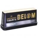 Belom Full Metal Jacket 7.62 x 39mm Ammo brass case 20 Round Box