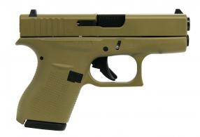 Glock G42 Flat Dark Earth 380 ACP Pistol - UI42502FDE Glock G42 Flat Dark Earth 380 ACP Pistol - UI42502FDE