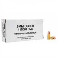 CCI Blazer Training 9mm 115gr FMJ 50rd box