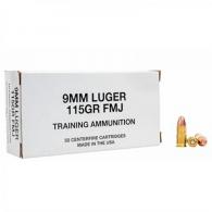 CCI Blazer Training 9mm 115gr FMJ 50rd box - 95000