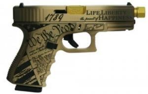 Glock G19 Gen3 Custom Constitution Model 9mm Pistol - UI19502CS Glock G19 Gen3 Custom Constitution Model 9mm Pistol - UI19502CS