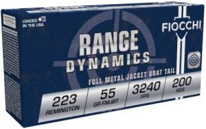 Fiocchi .223 Remington 55gr Range pack 200rd box