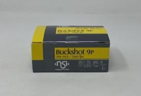 Nobel Sport 20 GA 2-3/4" 1-buck 9-pellet 10rd box - NS201BK10 Nobel Sport 20 GA 2-3/4" 1-buck 9-pellet 10rd box - NS201BK10