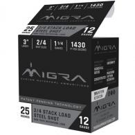 Migra Waterfowl 12 GA 3" 1-1/4oz #2 & 4 25rd box - M12S24 Migra Waterfowl 12 GA 3" 1-1/4oz #2 & 4 25rd box - M12S24