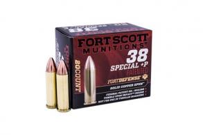Fort Scott Munitions 38spl +P  81gr 20rd box - 38+p081scv
