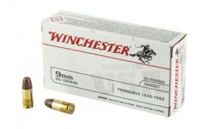 Winchester Lead Free Frangible 9mm Ammo 90gr  50 Round Box - USA9F